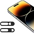 EYSOFT Front Camera Cover,Webcam Cover Compatible for Phone 14Pro/14 Pro Max/15/15Plus/15Pro/15Pro Max/16/16Plus/16Pro/16Pro Max,Protect Privacy and Security,Not Affect Face ID, 2 Pack-Black