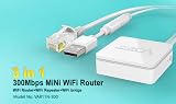 Vonets VAR11N-300 Mini WiFi Router Repeater Bridge Ethernet Converter 300Mbps view 5