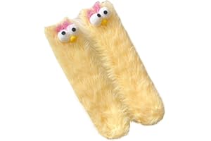 TFTSR Crazy Funny Fuzzy Silly Socks for Kids Women,Girls Fluffy Slipper Novelty Fun Socks,Boy Men Cute Cozy Soft Animal Socks