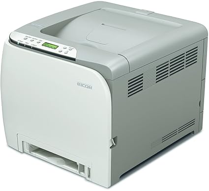 Ricoh Aficio SP C240DN Farblaserdrucker (2400x600 dpi, Ethernet 10 Base-T/100 Base-TX, USB 2.0) grau