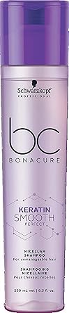 Schwarzkopf Professional Bc Keratin Smooth Perfect Micellar Shampoo, Purple, 250 ml