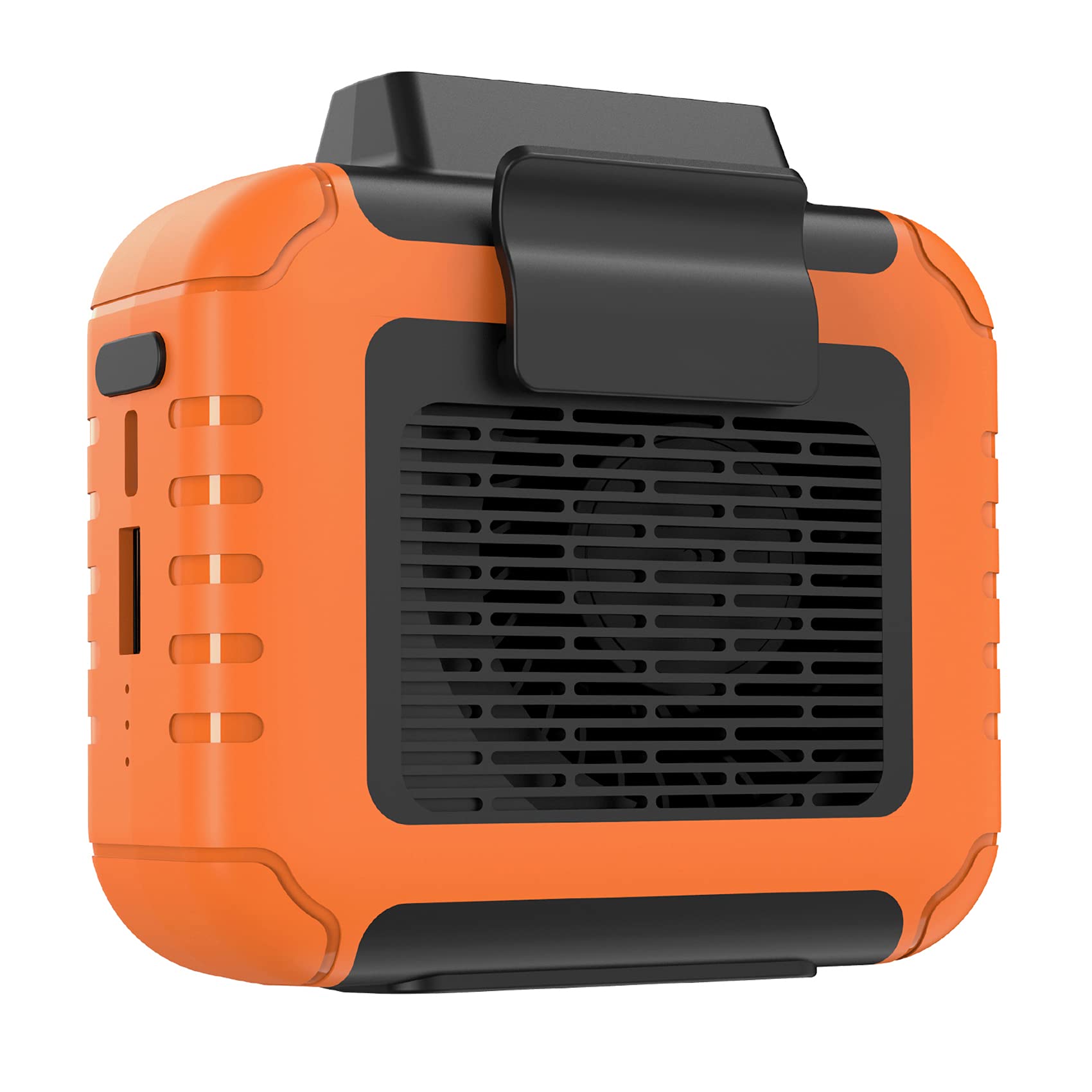 Yeedie Portable Mini Waist Fan Rechargeable with 23H Working Time, 6200 RPM Strong Airflow, 3 Speed Levels, Belt Shirt Fan Clip on Waist Portable Cooling device for Blue Collar,Outdoor Working,Jobsite