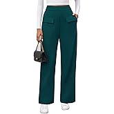 BTFBM Women's Pants 2025 Fall Elastic High Waisted Trousers Stretchy Comfy Lounge Palazzo Pant Wide Leg Sweatpants