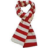 TrendsBlue Premium Soft Knit Striped Scarf