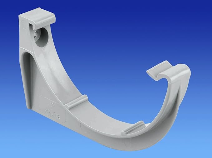 Wavin OSMA Roundline Gutter Support Bracket Pack of 3 112mm Grey