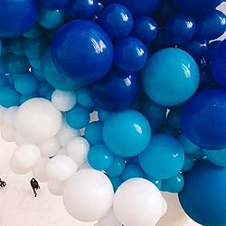 PartyWoo Persian Blue Balloons, 140 pcs Dark Blue