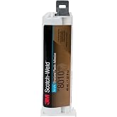 3M Scotch-Weld Structural Plastic Adhesive DP8010, Blue, 45 mL (1.52 fl oz) | Duo-Pak, Extremely Strong, Plastic to Metal Bonding, No Applicator included