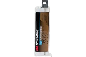 3M Scotch-Weld Structural Plastic Adhesive DP8010, Blue, Extremely Strong, Plastic to Metal Bonding, 45 mL (1.52 fl oz) Duo-Pak