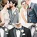 Set of 4 Rose Boutonniere With Pin For Men Wedding Prom Party Corsage Silk Flower For Groom,Best Man,father