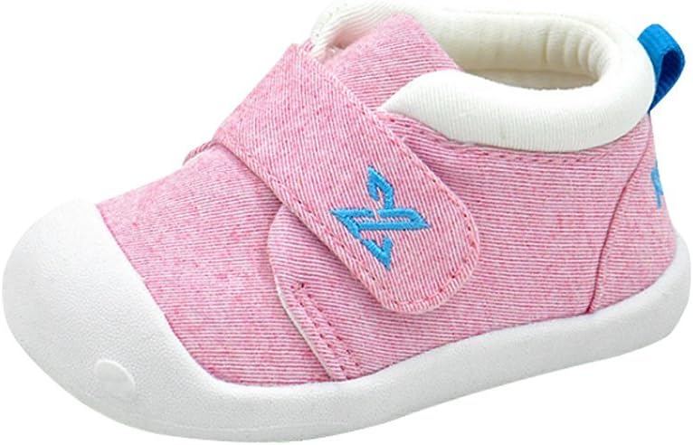 Baby Shoes Canvas Rubber Sole Breathable Outdoor Sneakers for Boys Girls Walking Toddler Shoes 9-24months