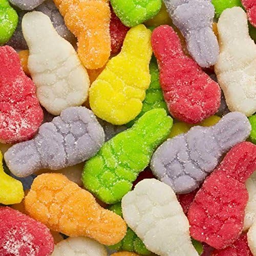 Albanese Sanded Pastel Easter Gummy Bunnies - 1 Pound Bag