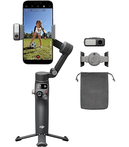 DJI OM 4 - Handheld 3-Axis Smartphone Gimbal Stabilizer with Grip
