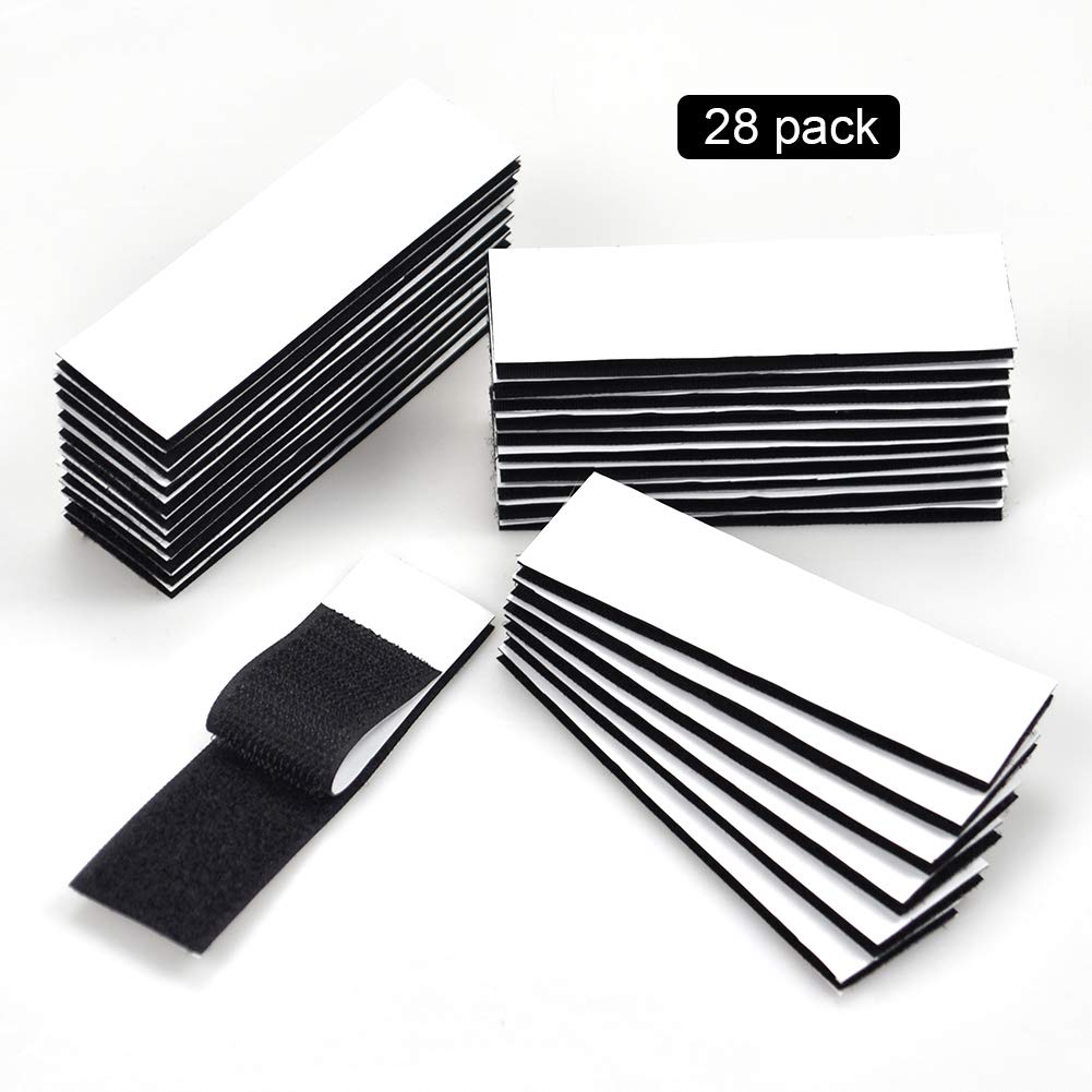 28 Pack Heavy Duty Mounting Tape Self Adhesive Fastener Sticky Back Double Sided Strips For Home Office Industrial Strength Hook Loop Strips 1 2x4inch Arts Crafts Sewing Fasteners Poglebiarka Pl