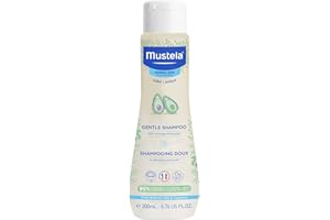 Mustela Baby Gentle Shampoo with Natural Avocado - Hair Care for Kids of all Ages & Hair Types - Tear-Free & Biodegradable Formula - Various Sizes - 1 or 2-Pack