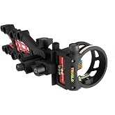 Truglo 5-Pin Carbon Hybrid Archery Sight, Black
