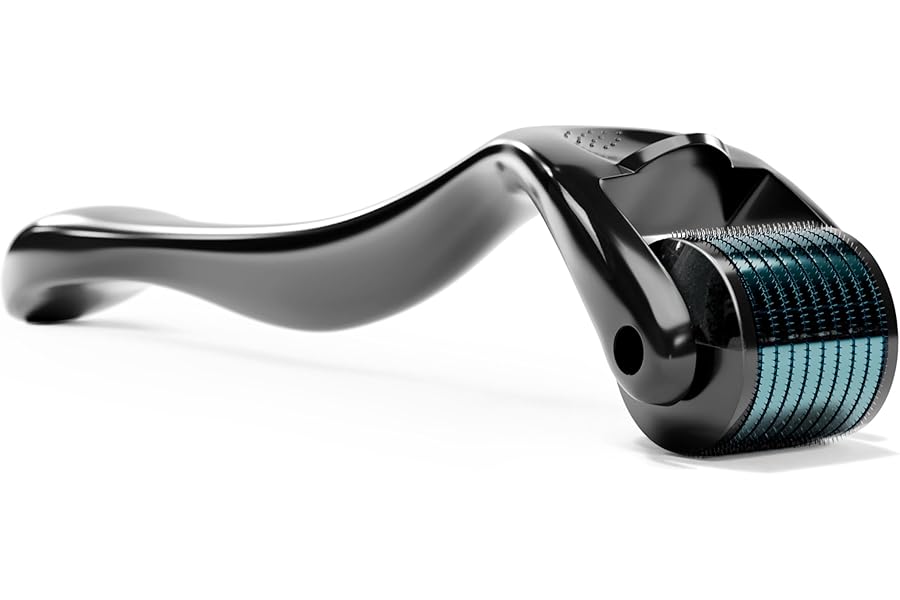 ROSELYNBOUTIQUE Derma Roller for Hair Beard Facial Skin Face Body Scalp 540 Titanium Microneedle for Men Women 0.25mm Cosmetic Beauty Instrument