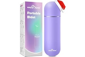 Easy@Home Portable Peri Bidet: 380ml Handheld Unique Lock Leakproof Bottle - Intimate Care Douche for Postpartum & Perineal C