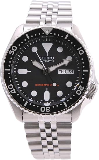 Amazon セイコー Seiko ダイバーズ ブラックボーイ 自動巻き 腕時計 Skx007k2 ブラック X シルバー 並行輸入品 メンズ腕時計 腕時計 通販