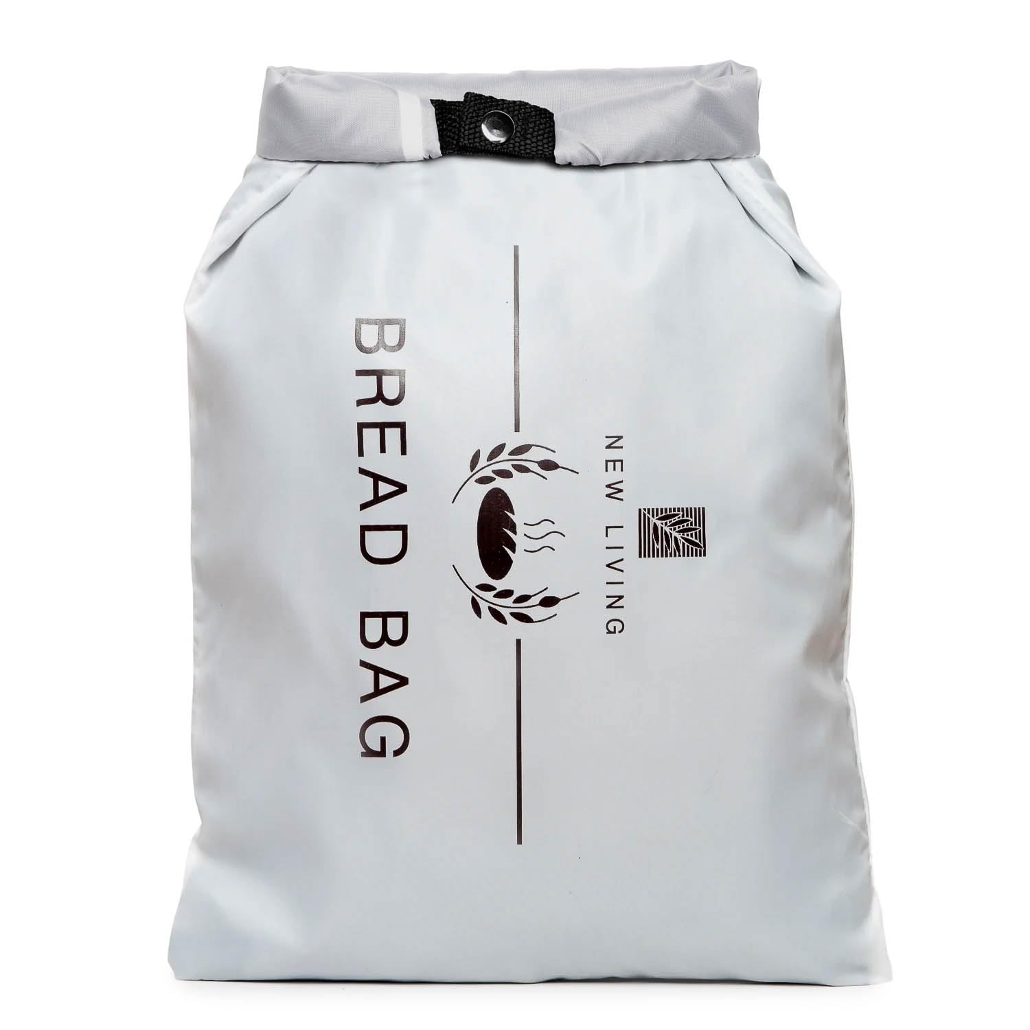 Plastic Freezer Bread Bag | Food Storage Bag | Lined Plastic | Bread Bag BPA Free Recycled Polyester | Keeps Bread Longer | 40x27 cm