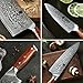 XINZUO 4pc Damascus Steel Kitchen Sets, High Carbon Steel 67 Layer Japanese VG10 Steel Professional Sharp Chef Santoku Meat Cleaver Knife Utility Knife ,Ergonomic Rosewood Handle -Yu Series