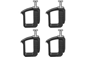 AA-Racks P-AC-02 Clamp for Truck Cap, Camper Shell, Topper for a Short Bed Pickup Truck (Set of 4),Black