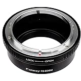 Fotasy Cannon FD Mount Lens to EF-M Mount Adapter, FD EFM Adapter, FD EOS M Adapter, Compatible with Canon EF M Mount Mirrorl