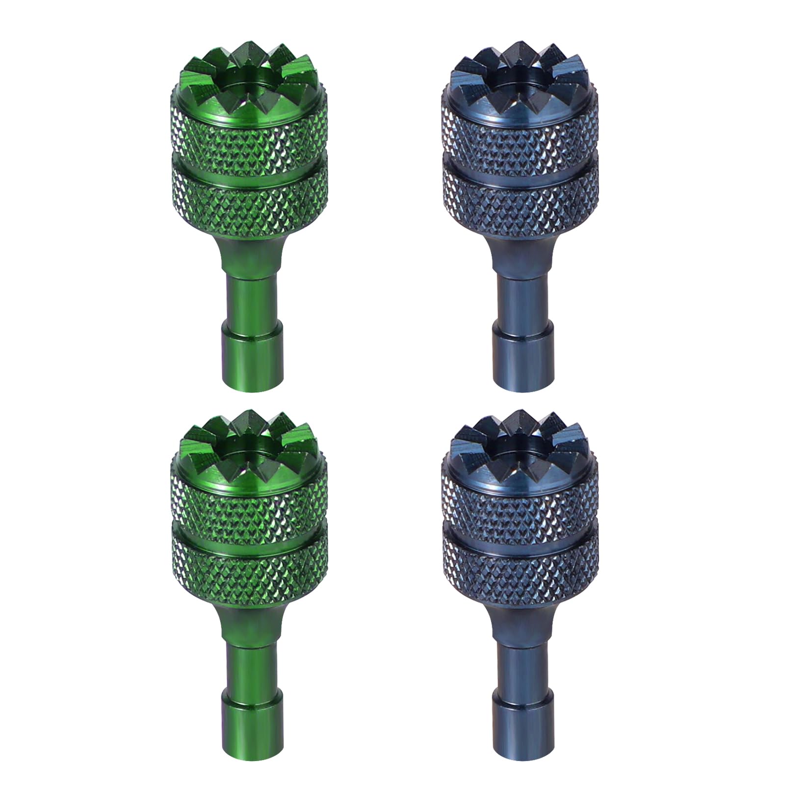 4pcs Drone Control Sticks, Detachable Drone Joysticks Controller Stick Thumb Replacement Accessories Compatible with DJI Mini 3 Pro Drone DJI RC (Blue, Green)