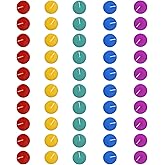 Linegohts 50pcs Unscented Assorted Colors Tealights Candle - 4+ Hour Burn Time - Clean-Burning Palm Votive Smokeless Tealights Candles for Home, Shabbat & Anniversaries… (50pcs)