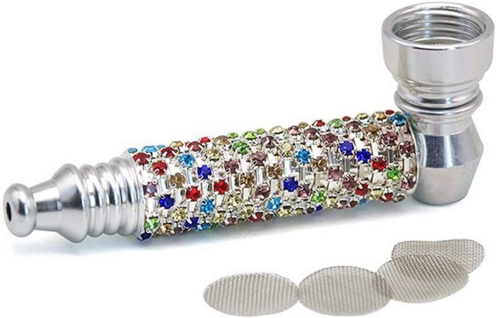ANCKS Portable Exquisite Gemstone Mini Pipe, Good Gift/Toys