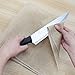 Knife Set,Kitchen Knife Set - Bluesim 5 Piece Matt Black Handle Knives Sets Including Carving Utility Chef and Paring Knives,Chef Knife Set with Gift Box Packaging