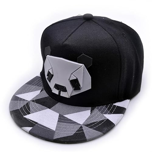 Baseball Hat, Boys Girls Cute 3D Panda Cotton Trucker Cap Snapback
