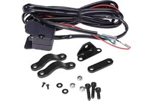 DUZFOREI 12V Winch Rocker Thumb Switch S12VAUTX with Mounting Bracket Handle Bar Control Switch for KFI, WARN, Ramsey, SUPERWINCH, Champion, Venom, Badland etc