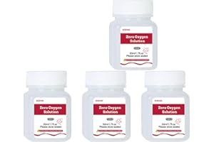 GIDIGI Zero Oxygen Calibration Solution for Dissolved Oxygen Meters, 4 Bottles 50ml Zero-Oxygen DO Standard Solution, Applicable for All Brands of Dissolved Oxygen Testers