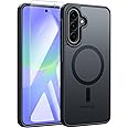 FNTCASE for Samsung Galaxy A36-5G Case: for Galaxy A56 5G Case Magnetic Translucent Matte Shockproof Slim Phone Cover - Military Grade Drop Proof Hard Back Anti-Fingerprint Protective Case - 6.7 inch