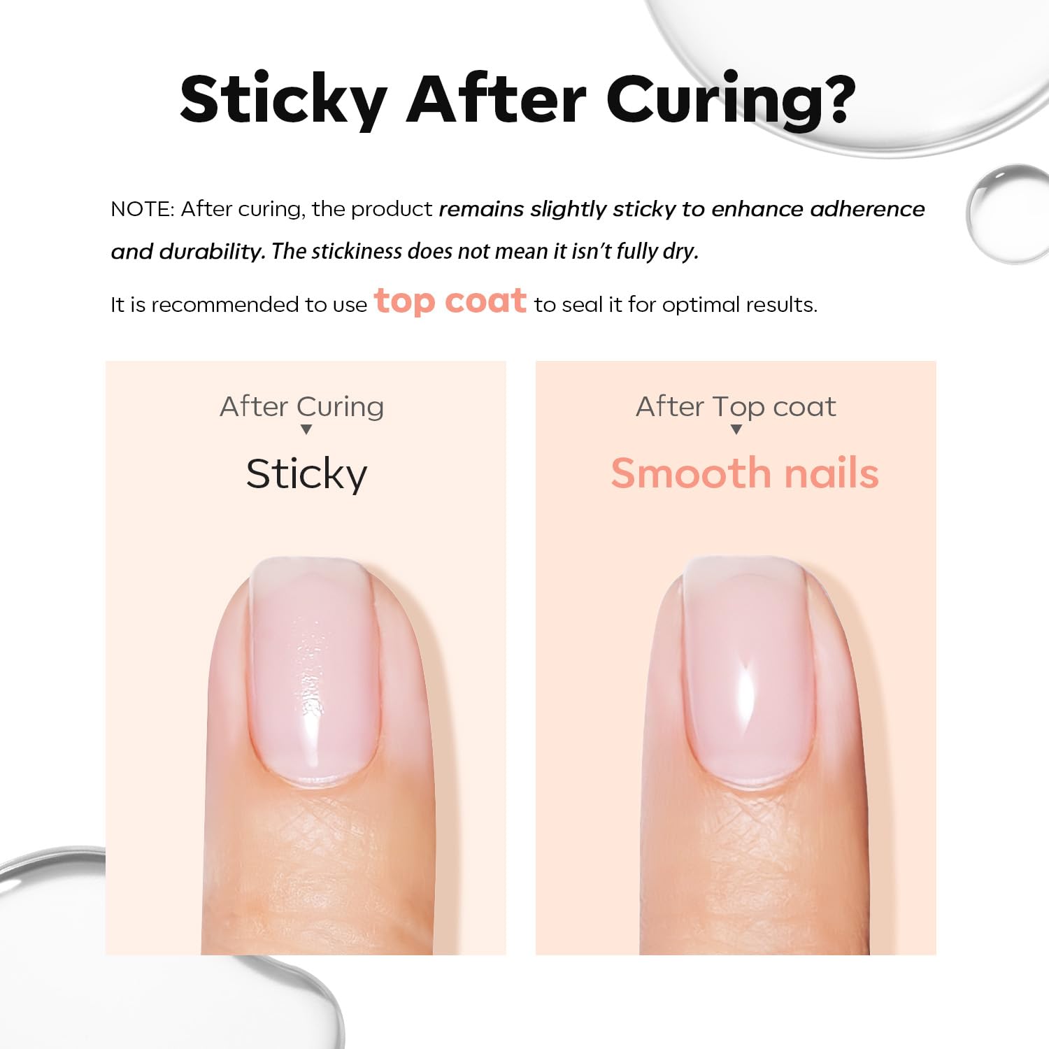 modelones Builder Nail Gel, 2 Pcs Clear Builder Nail Polish for Thickening Strengthener Apex Building Extension Rhinestone Glue Gel Polish in a Bottle for DIY Home Salon Gifts 10ml LED Lamp Cured - Image 2