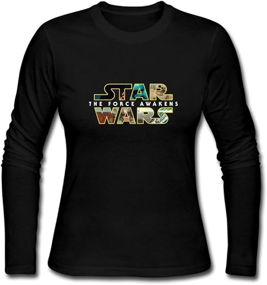 Star Wars Long Sleeve Organic Cotton T Shirt For Women Black XL Amazon.co.uk Books