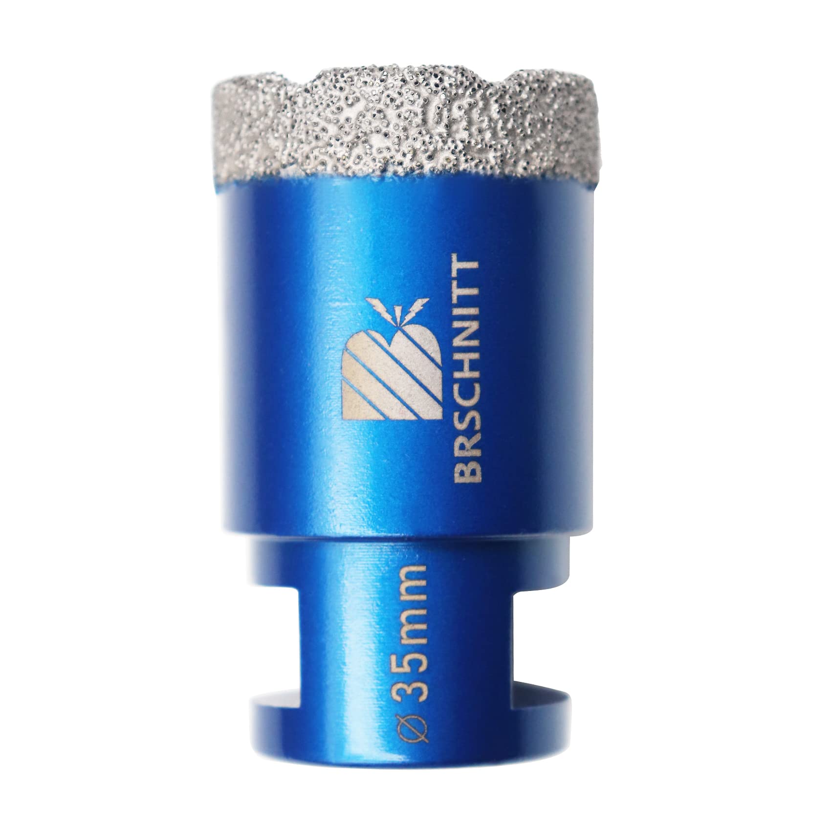 Diamond Drill Bit 35mm,BRSCHNITT 1pc M14 Vacuum Brazed Diamond Tip Drill Bit for Tile Porcelain Stoneware Ceramic Marble Granite Drilling,Suitable For Angle Grinders