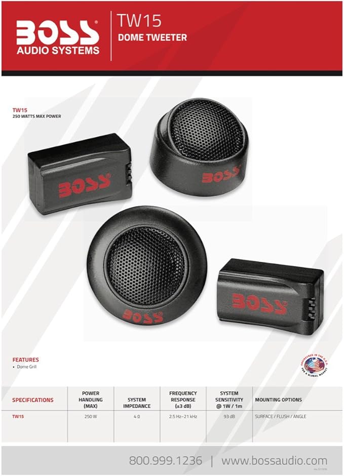 boss tweeter speakers