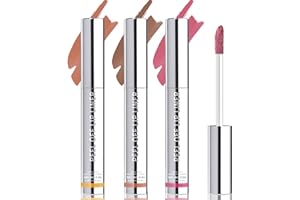 HOSAILY 3 Colors Peel Off Lip Liner Stain Set, Tattoo Magic Color Matte Natural Reveal Lip Stain Lip Tint, Waterproof Long Lasting Highly Pigmented Color Lip Gloss Lipstick Makeup for Women and Girls