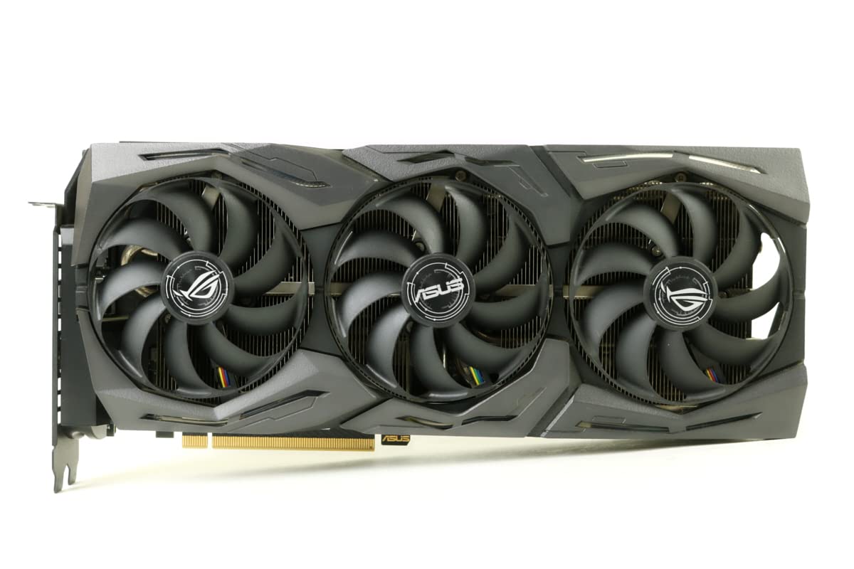 Photo 1 of ASUS ROG Strix GeForce RTX 2080TI Overclocked 11G GDDR6 HDMI DP 1.4 USB Type-C Gaming Graphics Card (ROG-STRIX-RTX-2080TI-O11G) (Renewed)