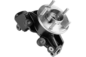 Kinwrdsn Front Left Steering Knuckle Fit for Focus 2012 2013 2014 2015 2016 2017 2018 2.0L FWD Left/Driver Side Wheel Hub Bearing Steering Knuckle BR935005LK LH