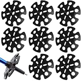8 PCS Mud Ski Basket Snowflake Basket Replacement for Trekking Pole | Removable pole accessories help prevent sinking on mud snow and soft ground with easy installation for outdoor hiking use