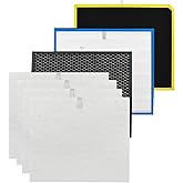 Replacement Filter For Rabbit Air A3 SPA-1000N Air Purifiers,Model SPA-1000N Filters Kit, H13 True +4-stage Activated Carbon filters, includes 4 pre-filters