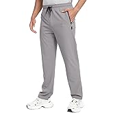 Zalify Men's Lightweight Hiking Pants Elastic Waist Water Resistant Quick-Dry Sweatpants for Running Traveling Outdoor Work