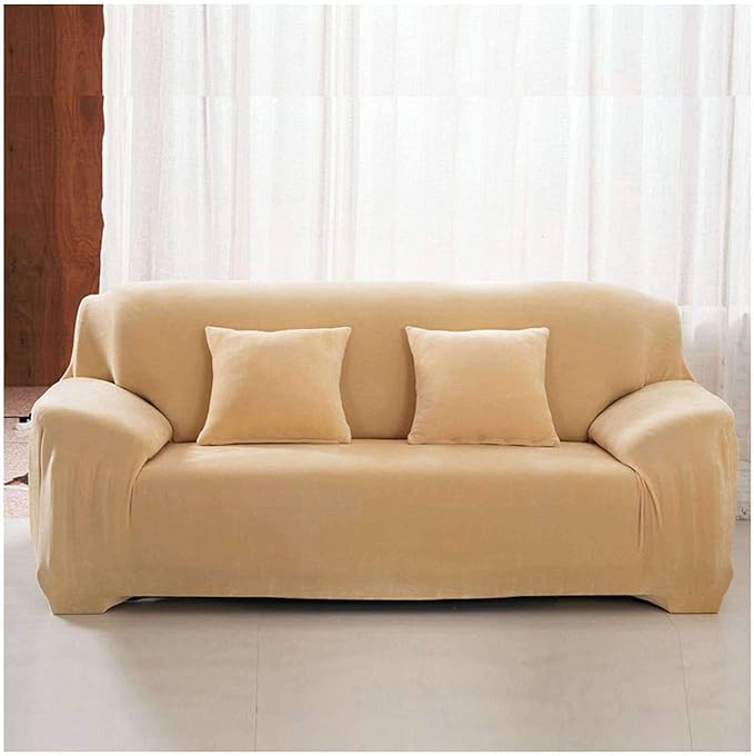 JHLD Elástica Cubre Sofá, Terciopelo Funda para Sofá Suave Espuma
