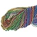 96-Piece Mardi Gras Bulk Bead Set Outfit Costume Wear, Games, Decoration, Party Favors - Red, Green, Yellow, Blue, Purple More