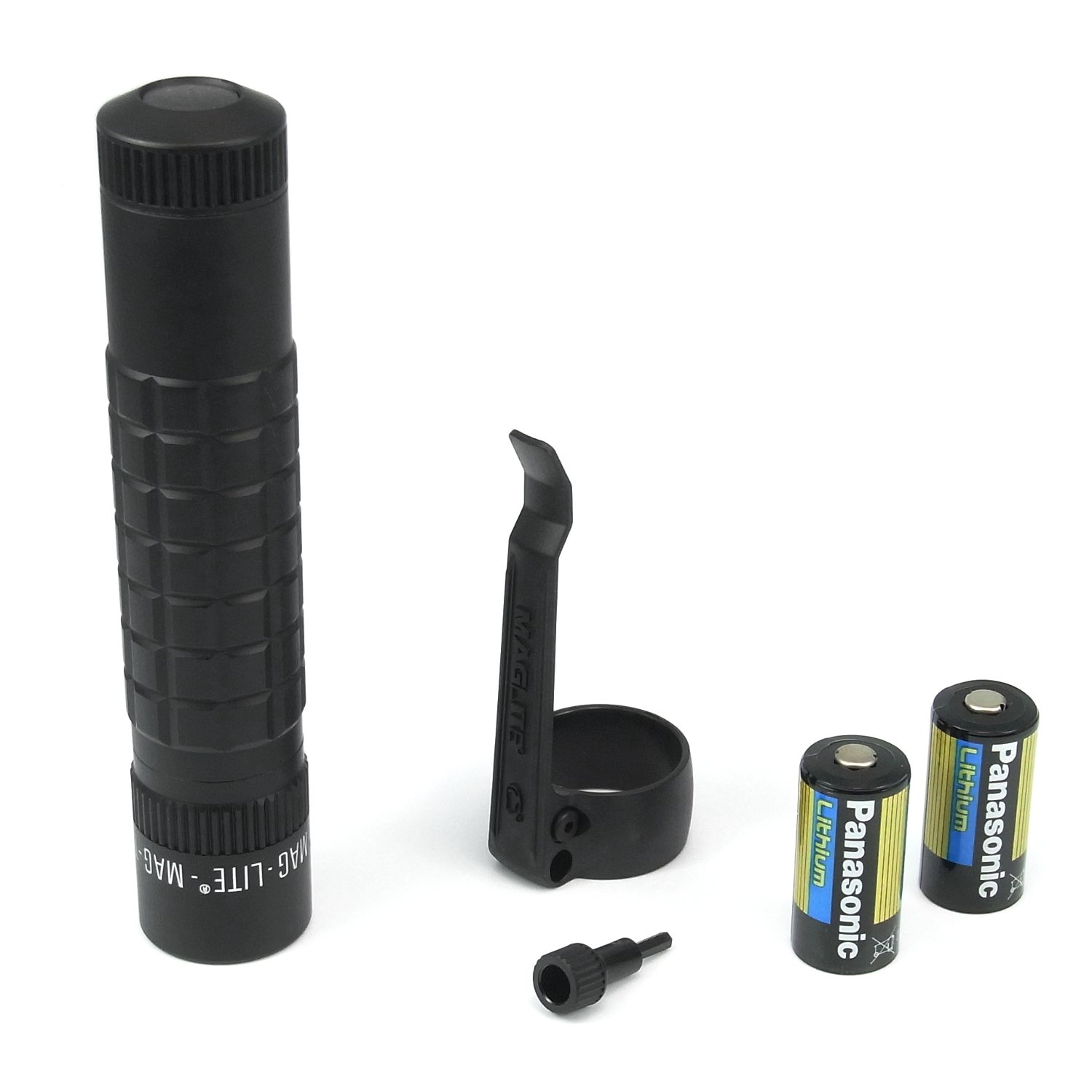 Maglite MagTac LED 2Cell CR123 Flashlight PlainBezel, Matte Black