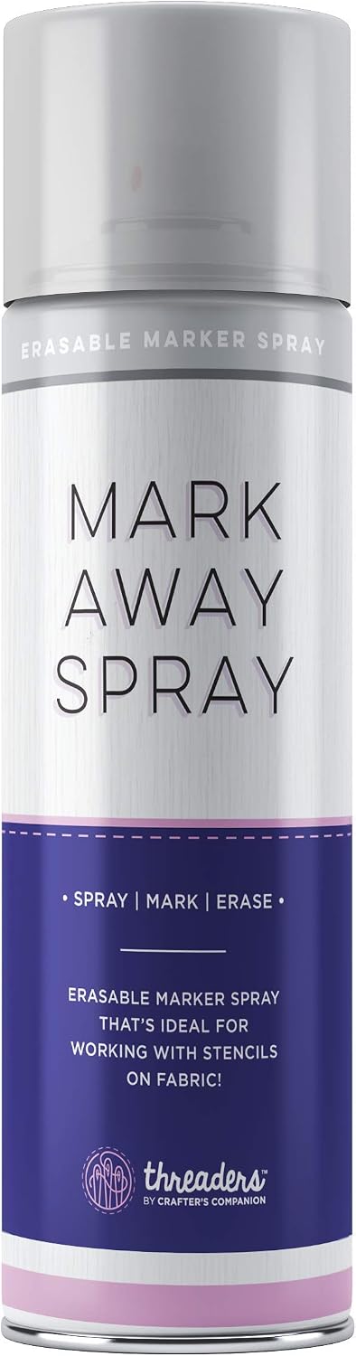 Crafter's Companion Threaders Mark Away Spray for Sewing and Quilting Projects, White, One Size