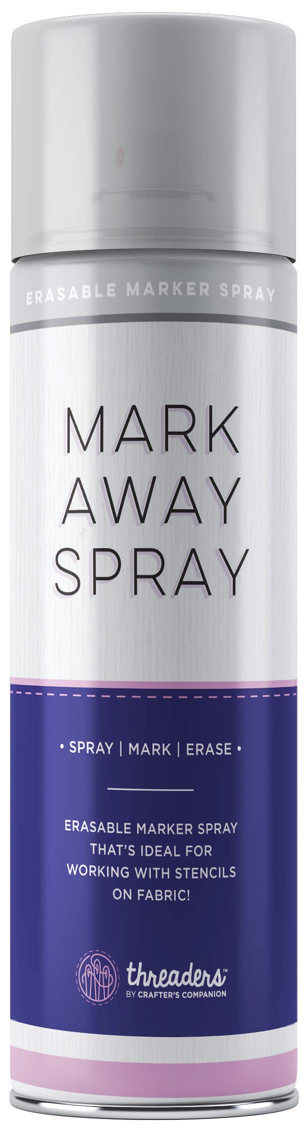 Crafter's Companion Threaders Mark Away Spray for Sewing and Quilting Projects, White, One Size