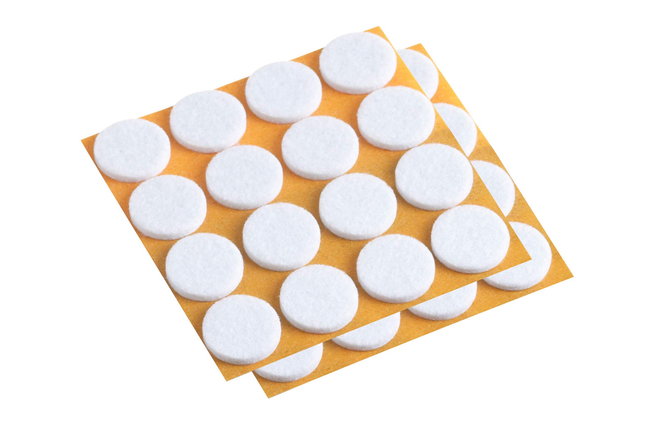 Meister Felt Glider self-adhesive, Ø 28 mm, white, 40 pieces, 645196